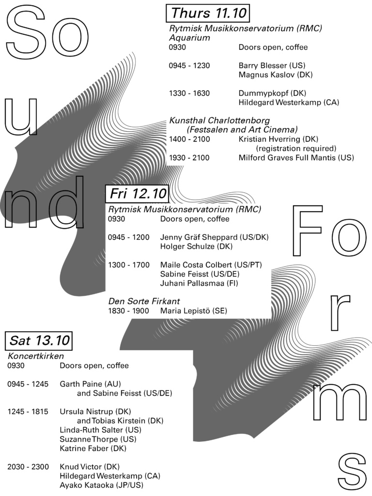 Sound Forms Symposium